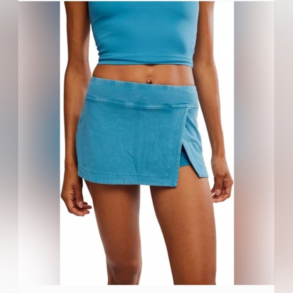 FP Movement by Free People Teal Blue Athletic Skort